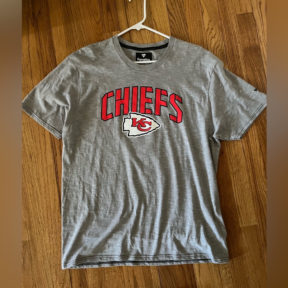 Lk New Kansas City Chiefs Mahomes Fanatics Soft T-shirt Sz Large